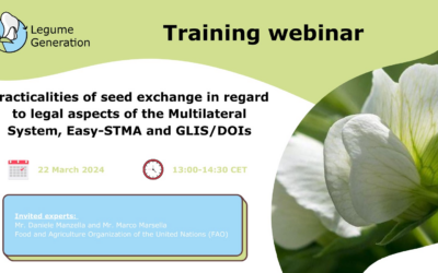 Legume Generation webinar: Introduction to the Multilateral System, EASY-SMTA and GLIS/DOI